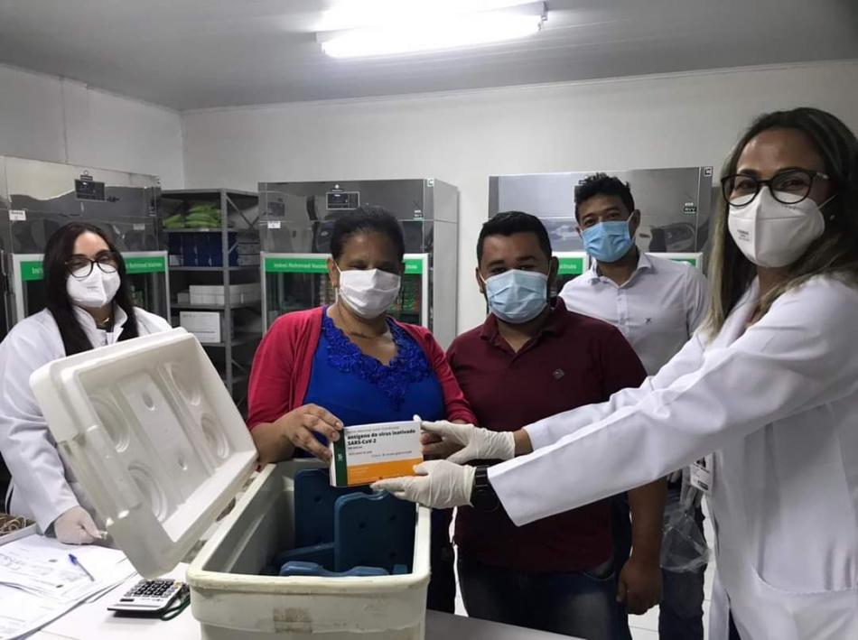Gentio do Ouro já recebeu lote com as primeiras doses da vacina contra a Covid-19
