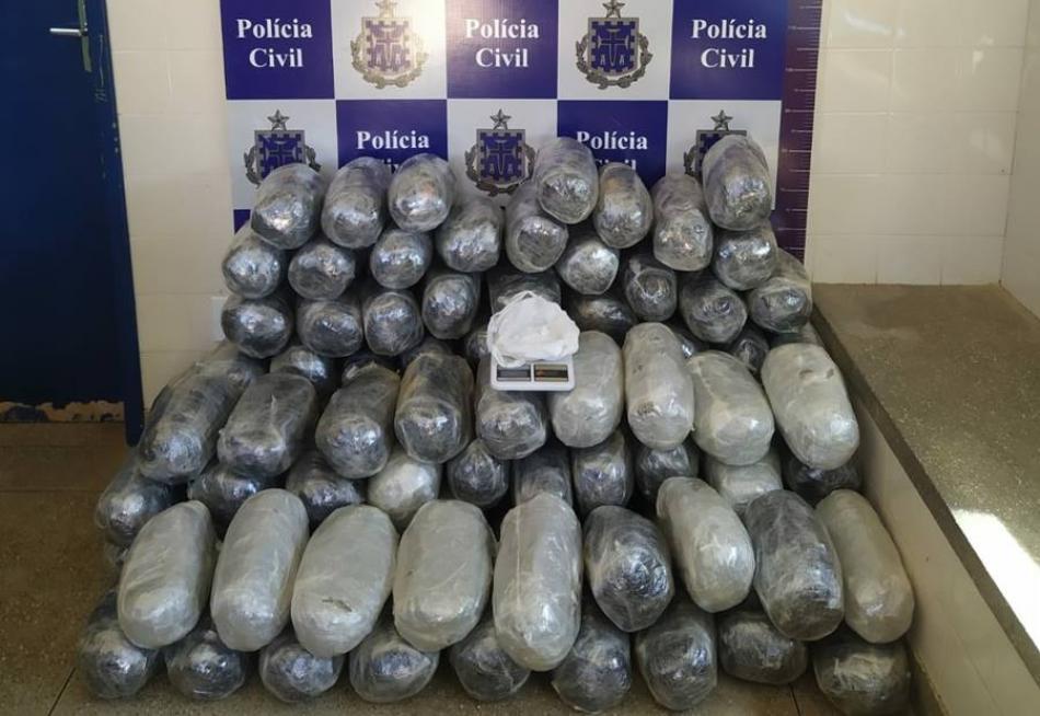 Lapão: Drogas avaliadas em R$ 200 mil são apreendidas 